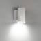 Dweled Block 1 Light LED Indoor and Outdoor Wall Light 3000K in Brushed Aluminum WS-W618 - alternate 2